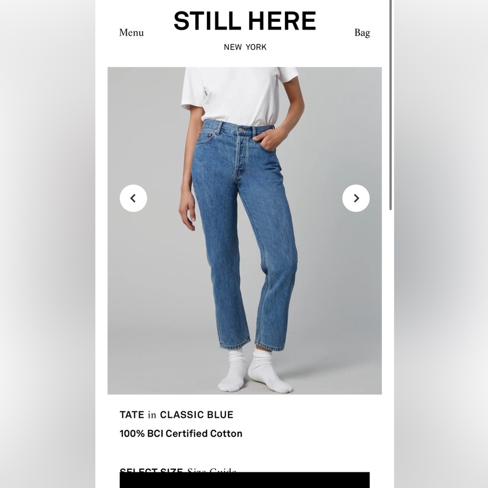 Still Here straight leg jeans